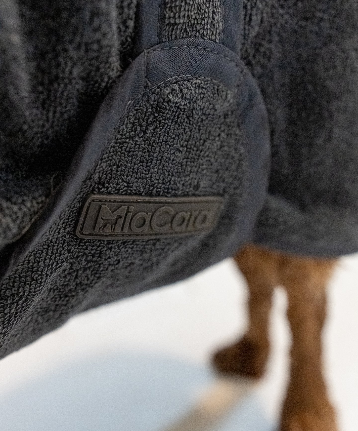 Bagno Hundebademantel Dunkelblau