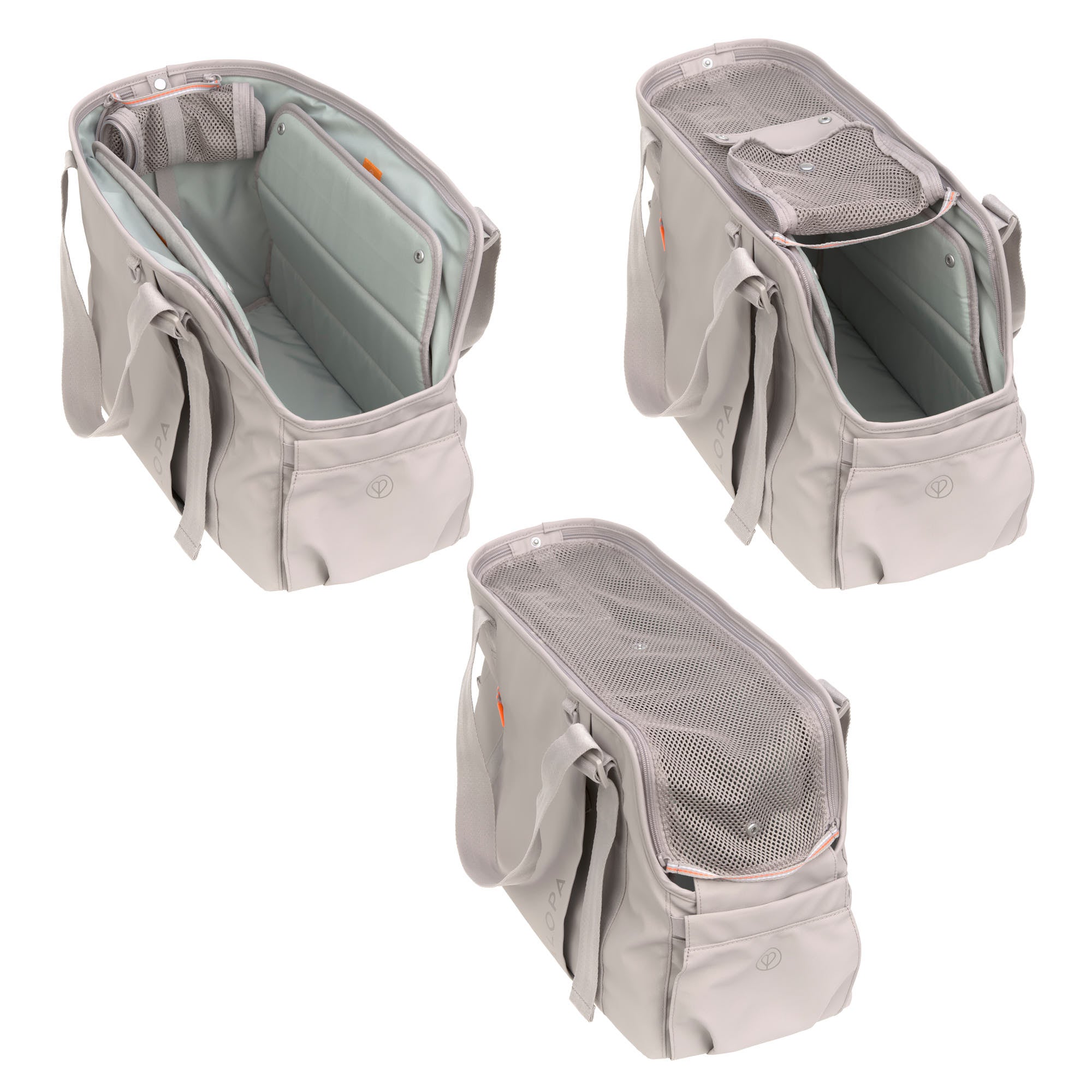 Hundetragetasche Taupe