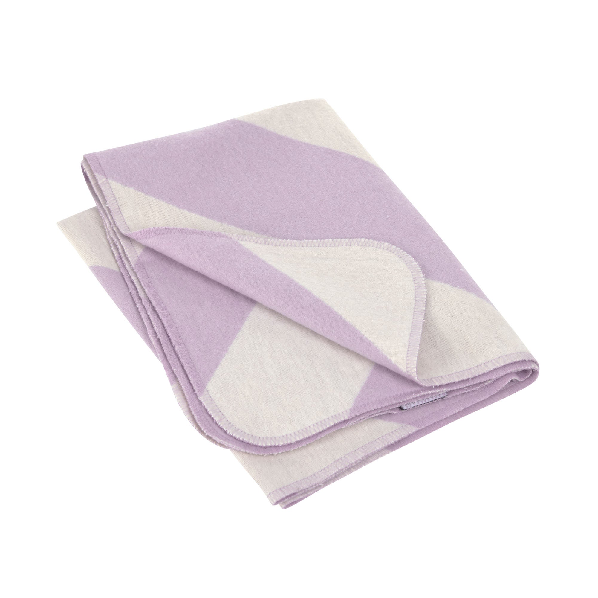Kuscheldecke Streifen lila