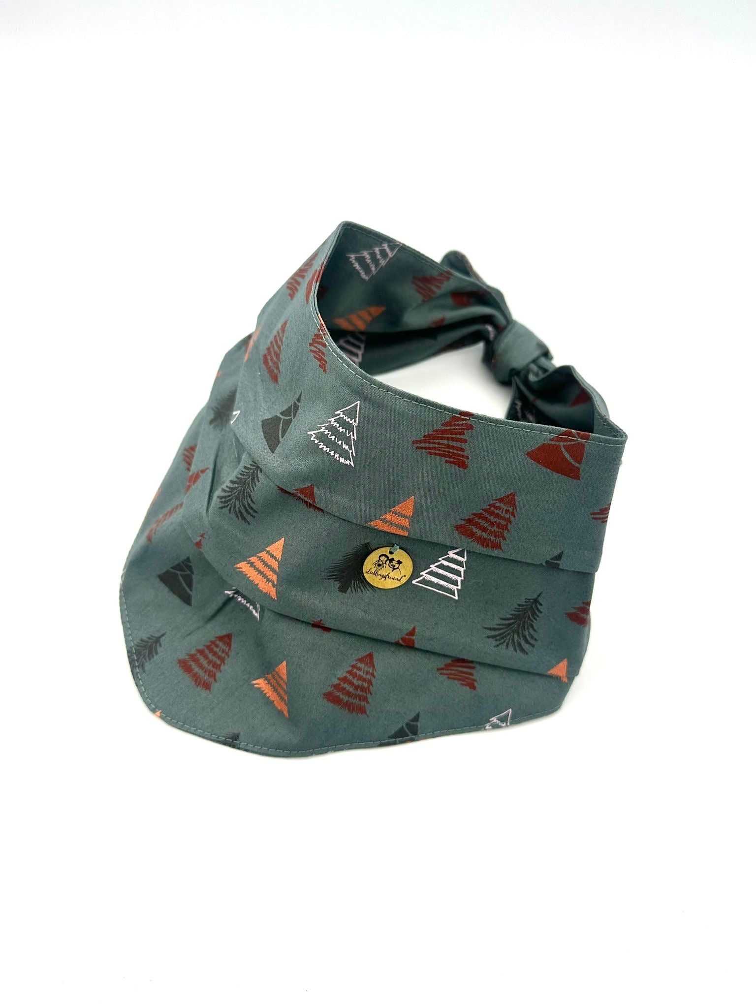 Halstuch aus Baumwolle Weihnachten Grün