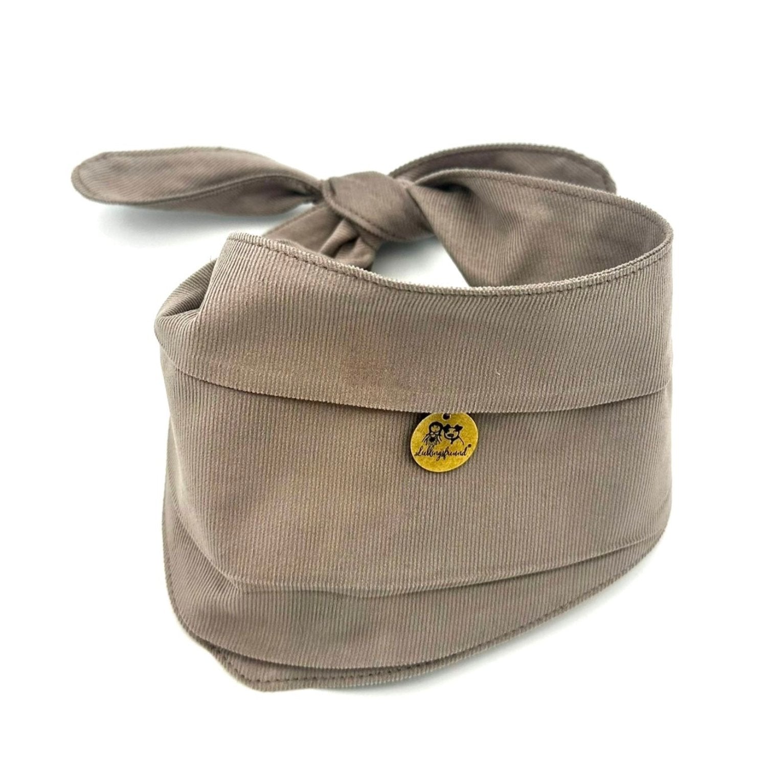 Halstuch aus Cord Beige