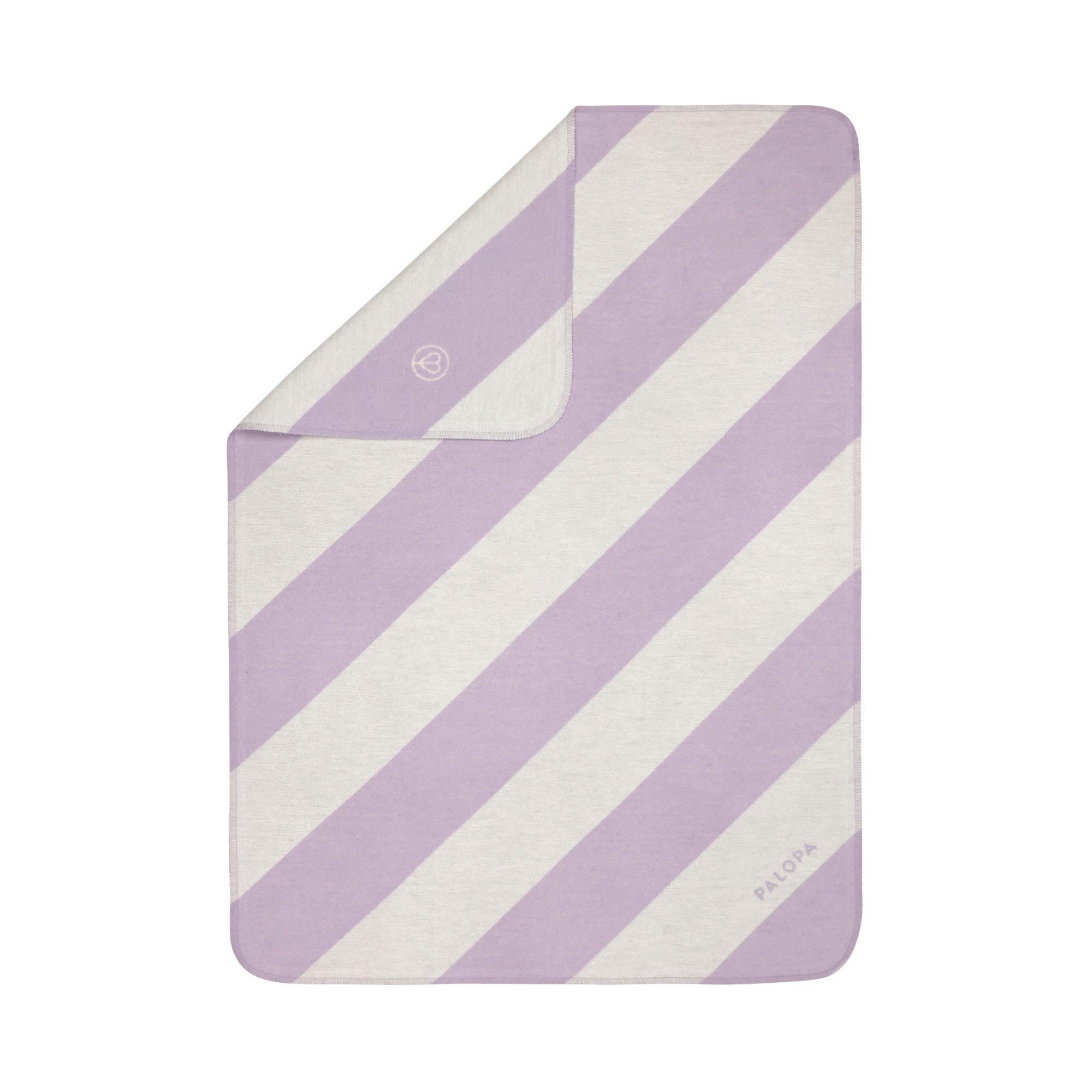 Kuscheldecke Streifen lila