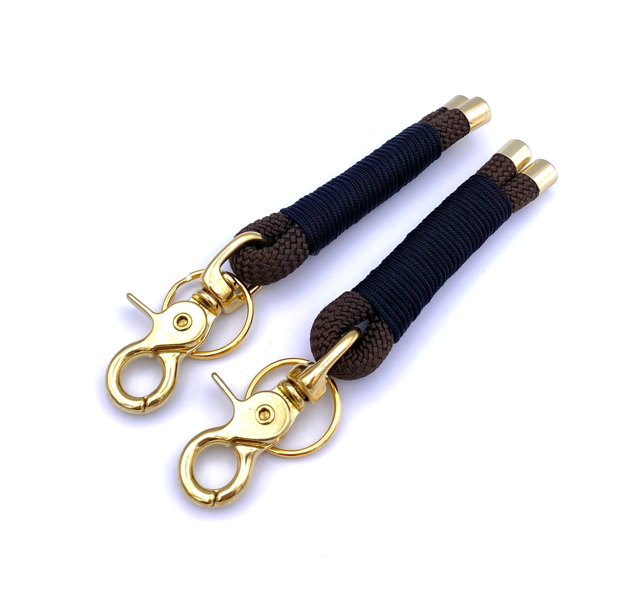 Schlüsselanhänger Braun/Schwarz