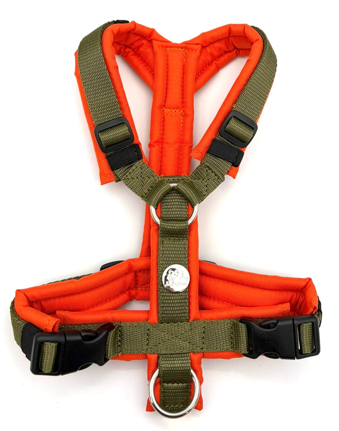 Softgeschirr Orange Oliv Silber