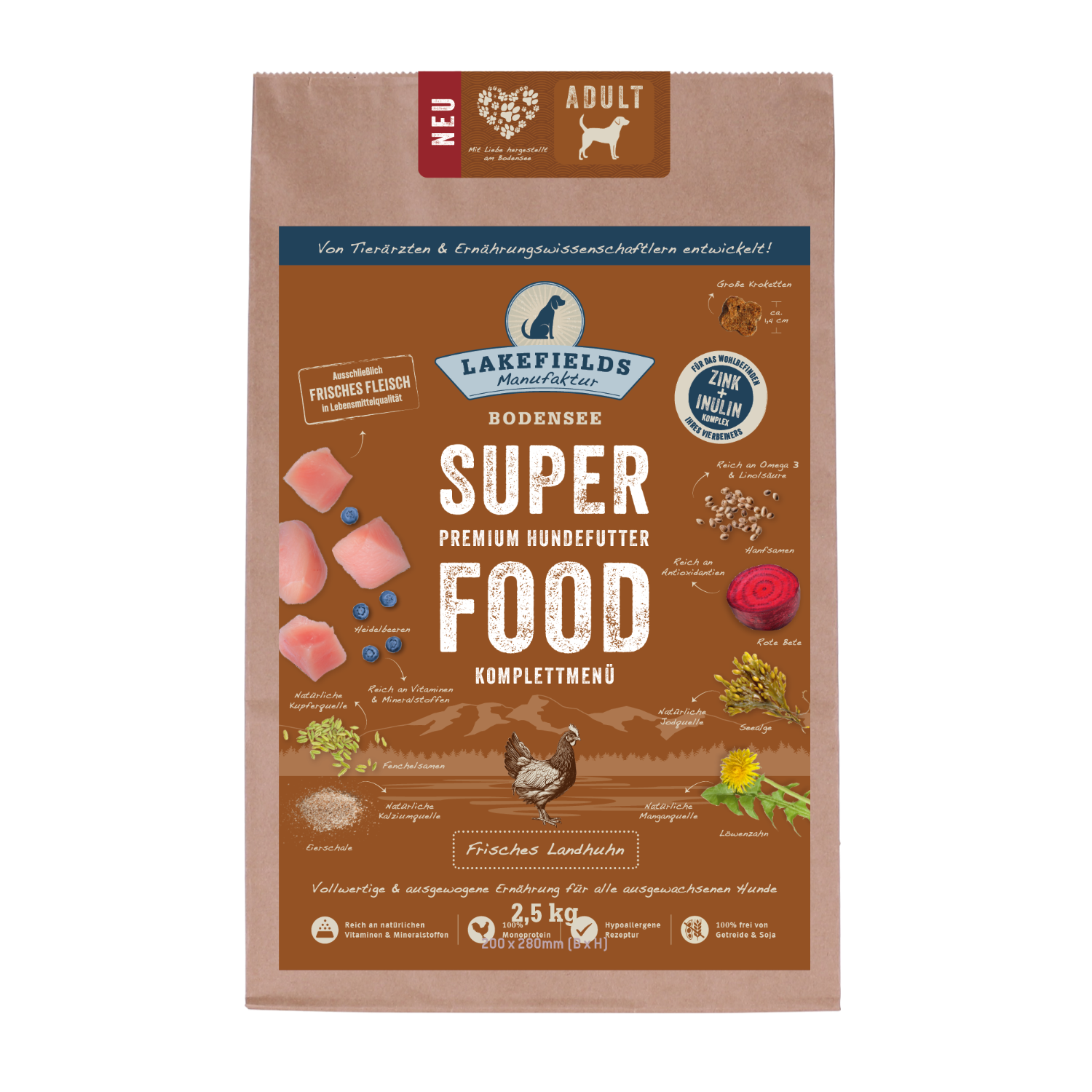 Lakefields SuperFood Trockenfutter Premium