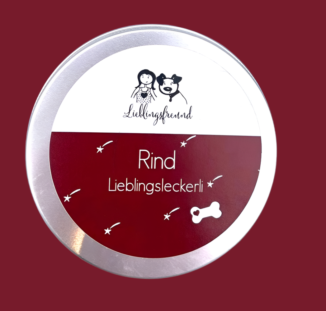 Weihnachtsedition Leckerlidose Lieblingsleckerli Rind