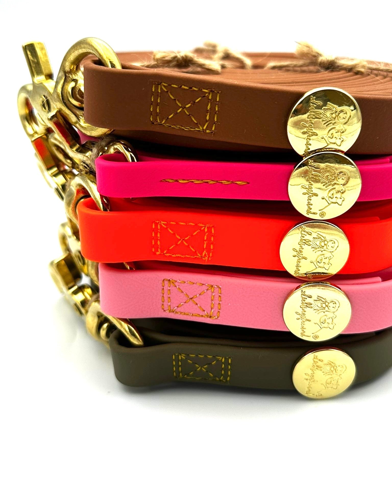 Schleppleine Biothane Flamingo