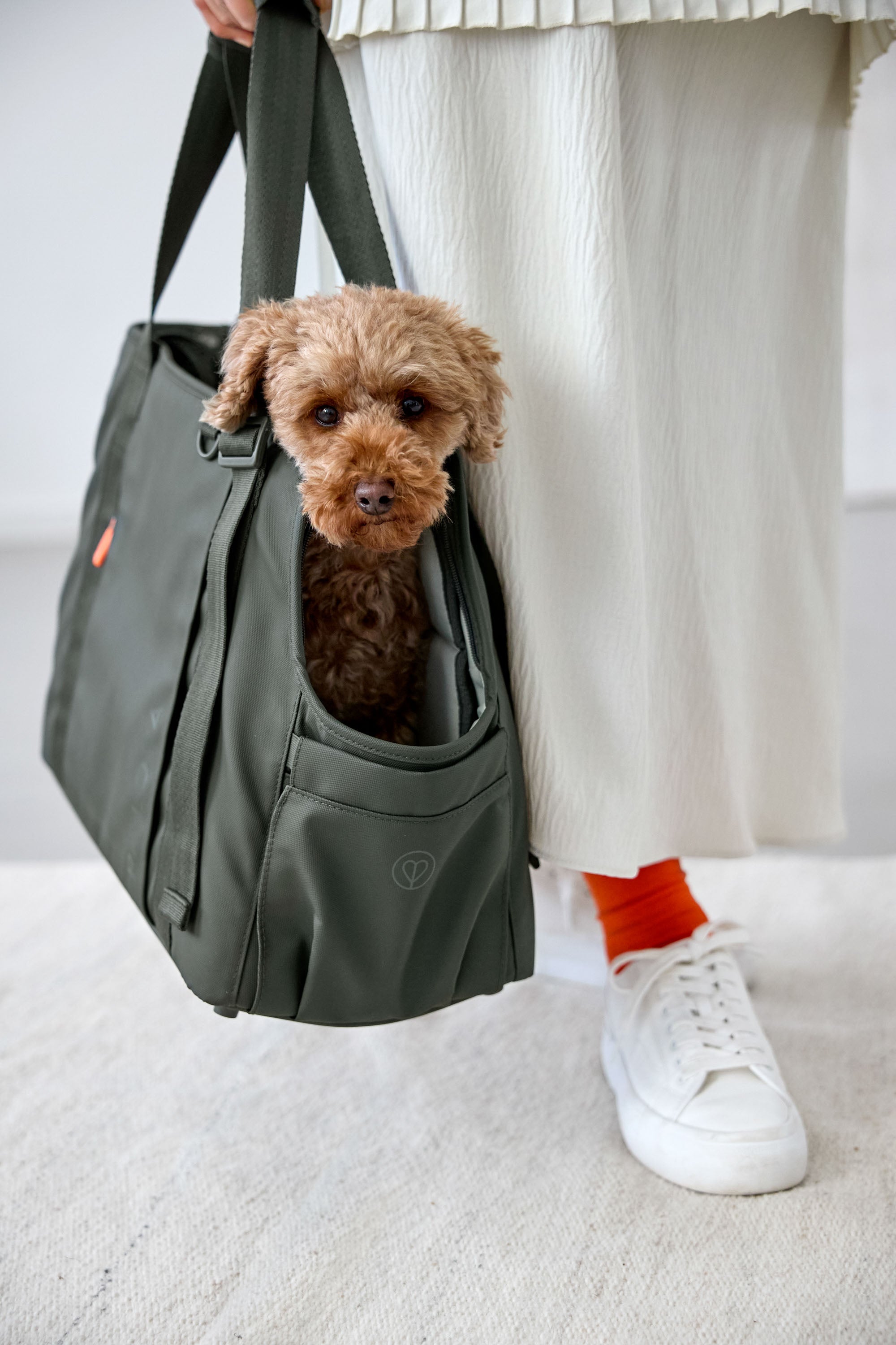 Hundetragetasche Oliv