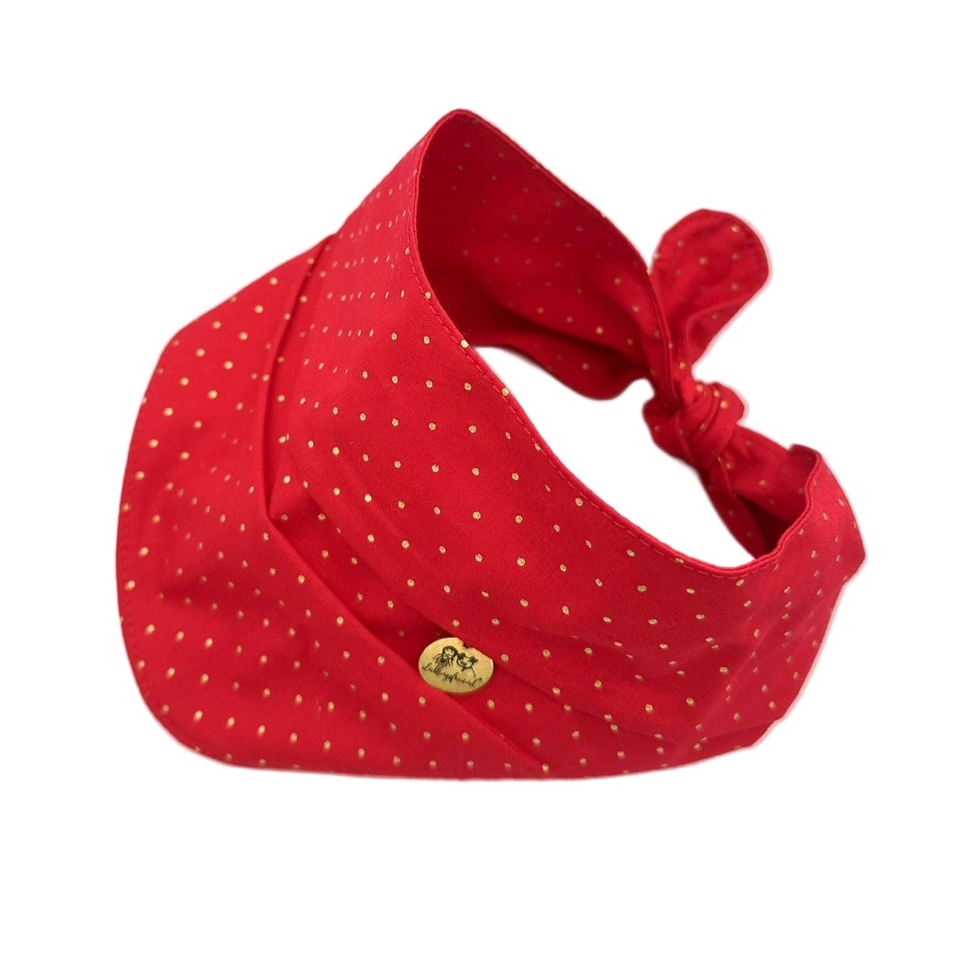 Halstuch aus Baumwolle Weihnachten rot