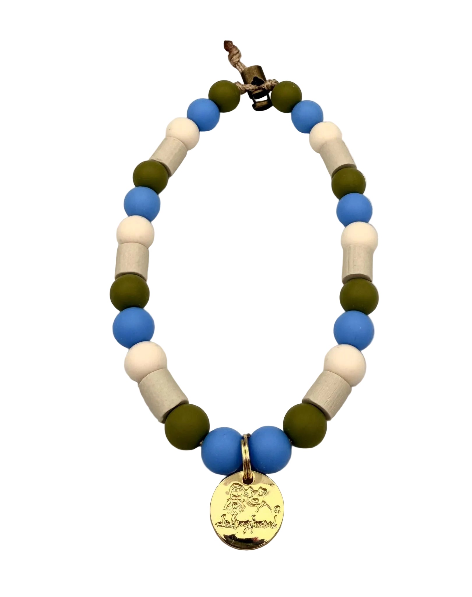 EM-Keramikkette Blau Oliv