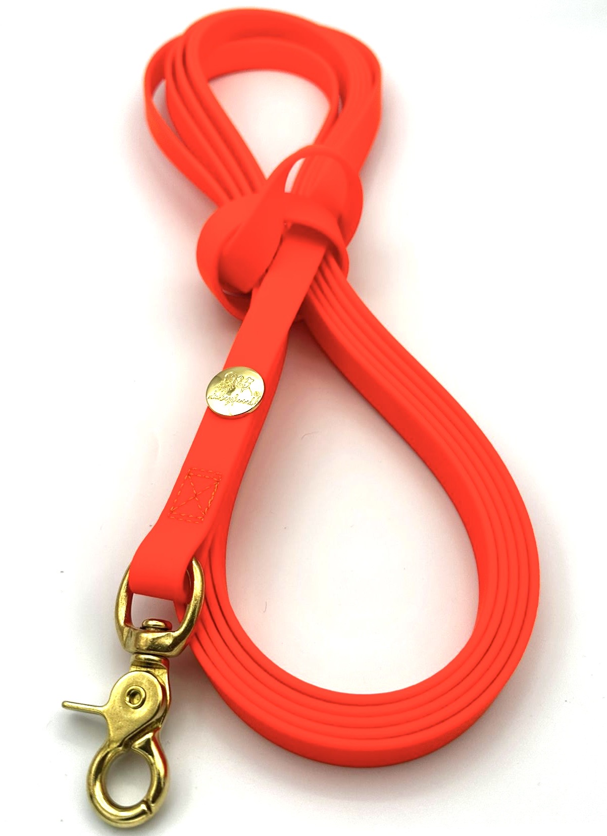 Schleppleine Biothane Neonorange