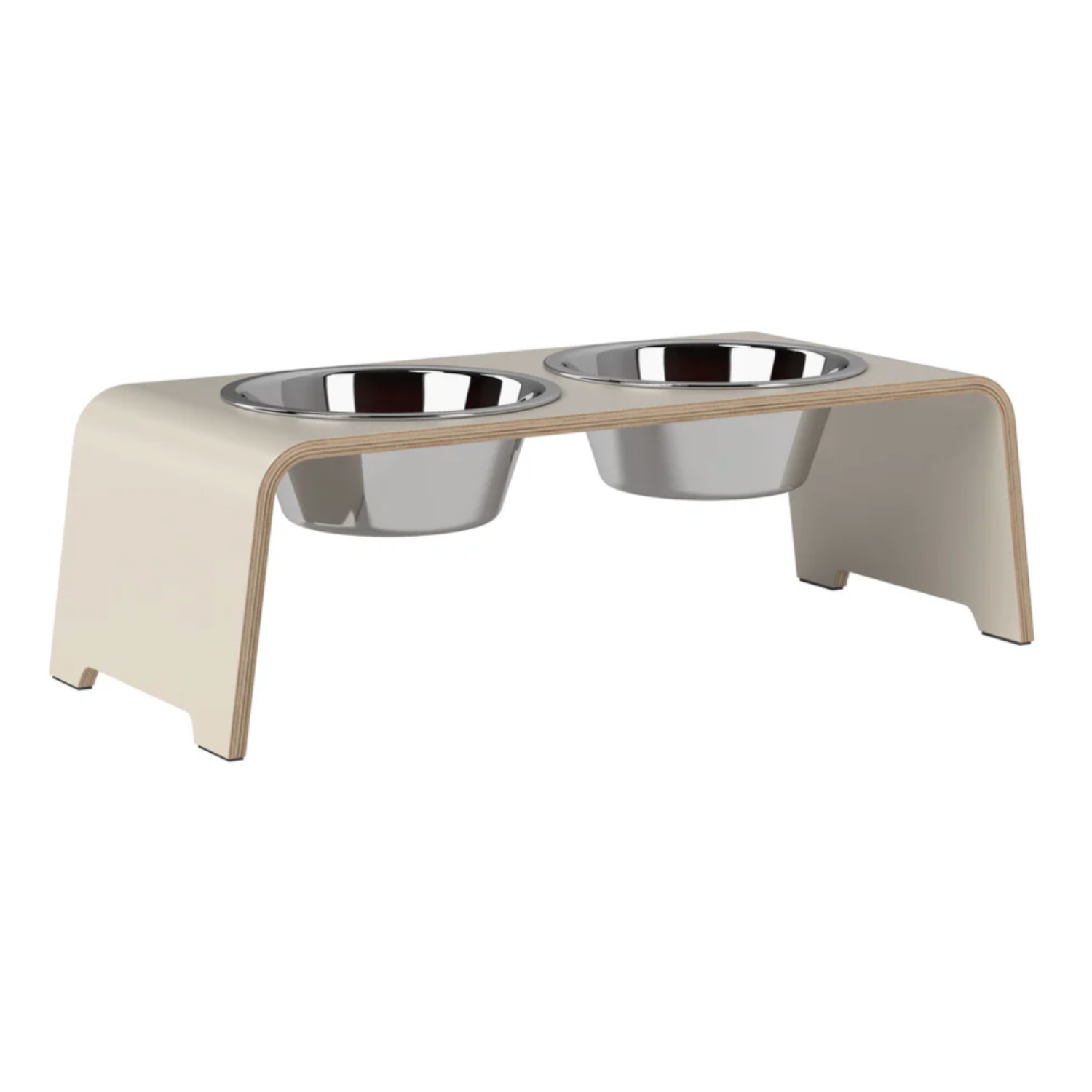 dogBar® - HPL cashmere grey mit Edelstahl
