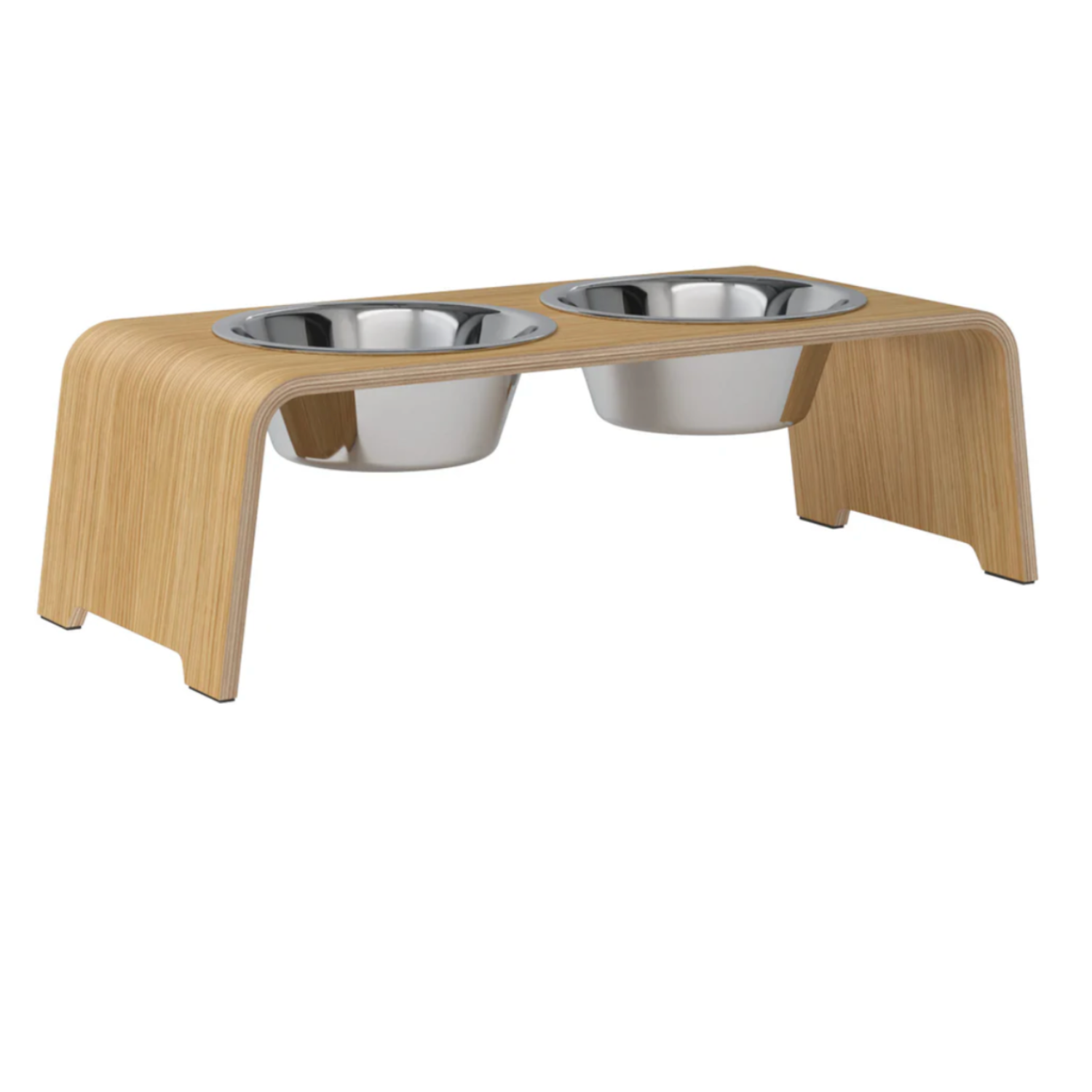 dogBar® - Eiche hell mit Edelstahl