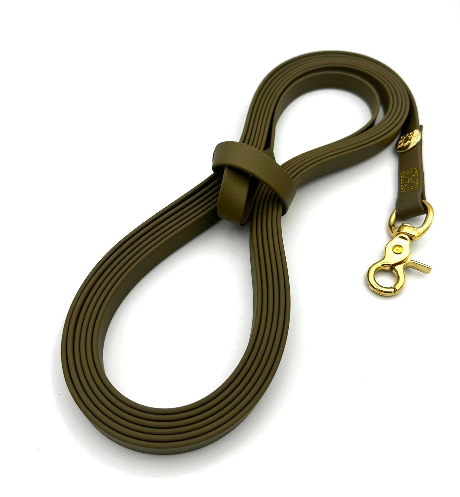 Schleppleine Biothane Oliv