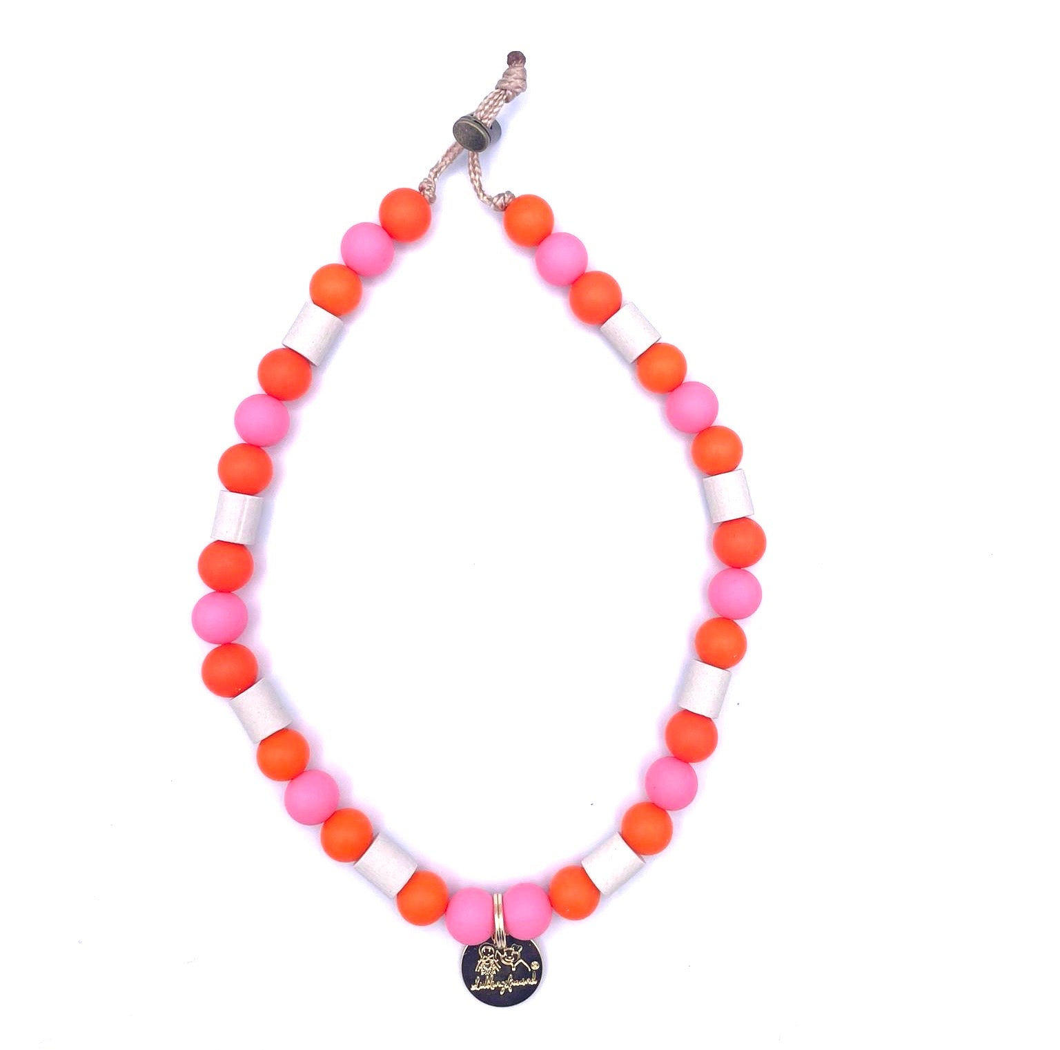 EM-Keramikkette PinkOrange