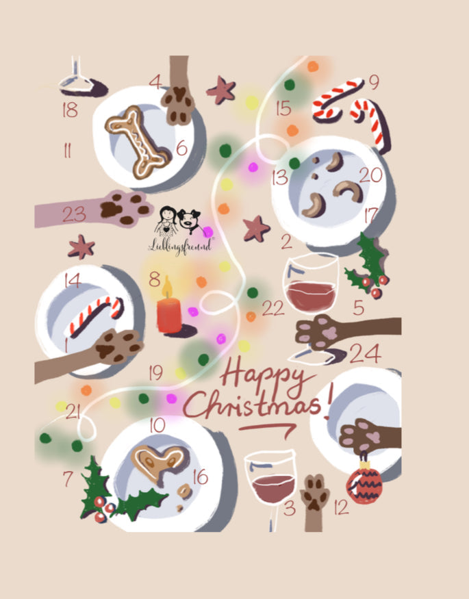 Lieblingsfreund Adventskalender Pute