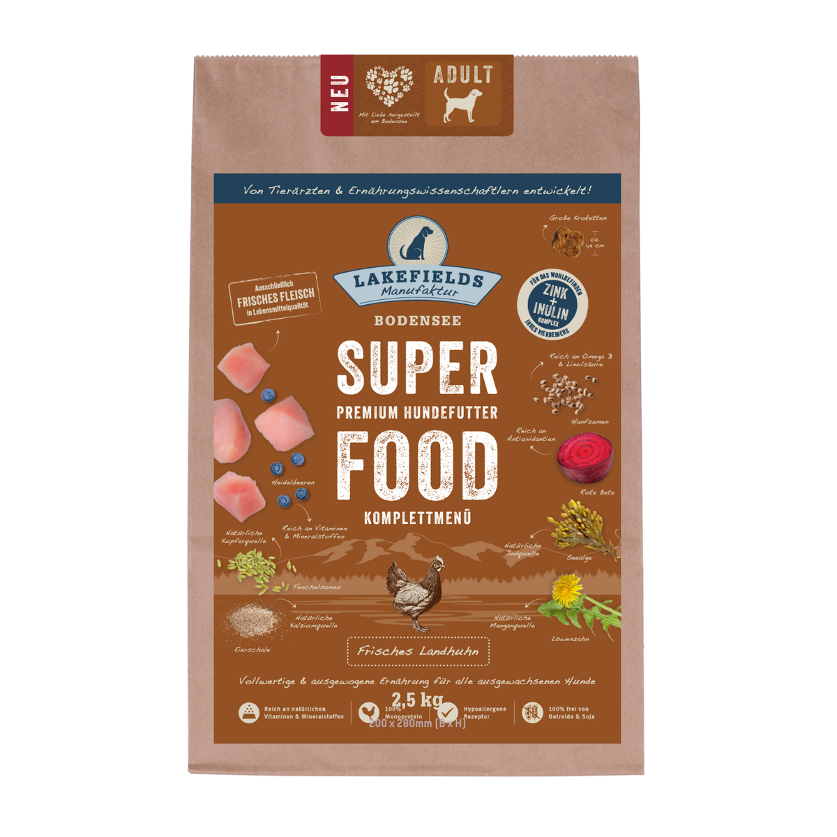 Lakefields SuperFood Trockenfutter Premium